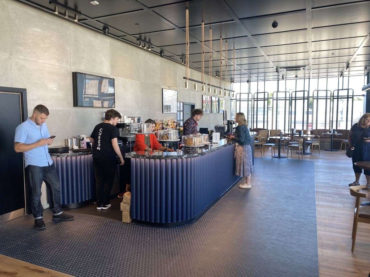 The bar at the new Curzon cinema in Canterbury