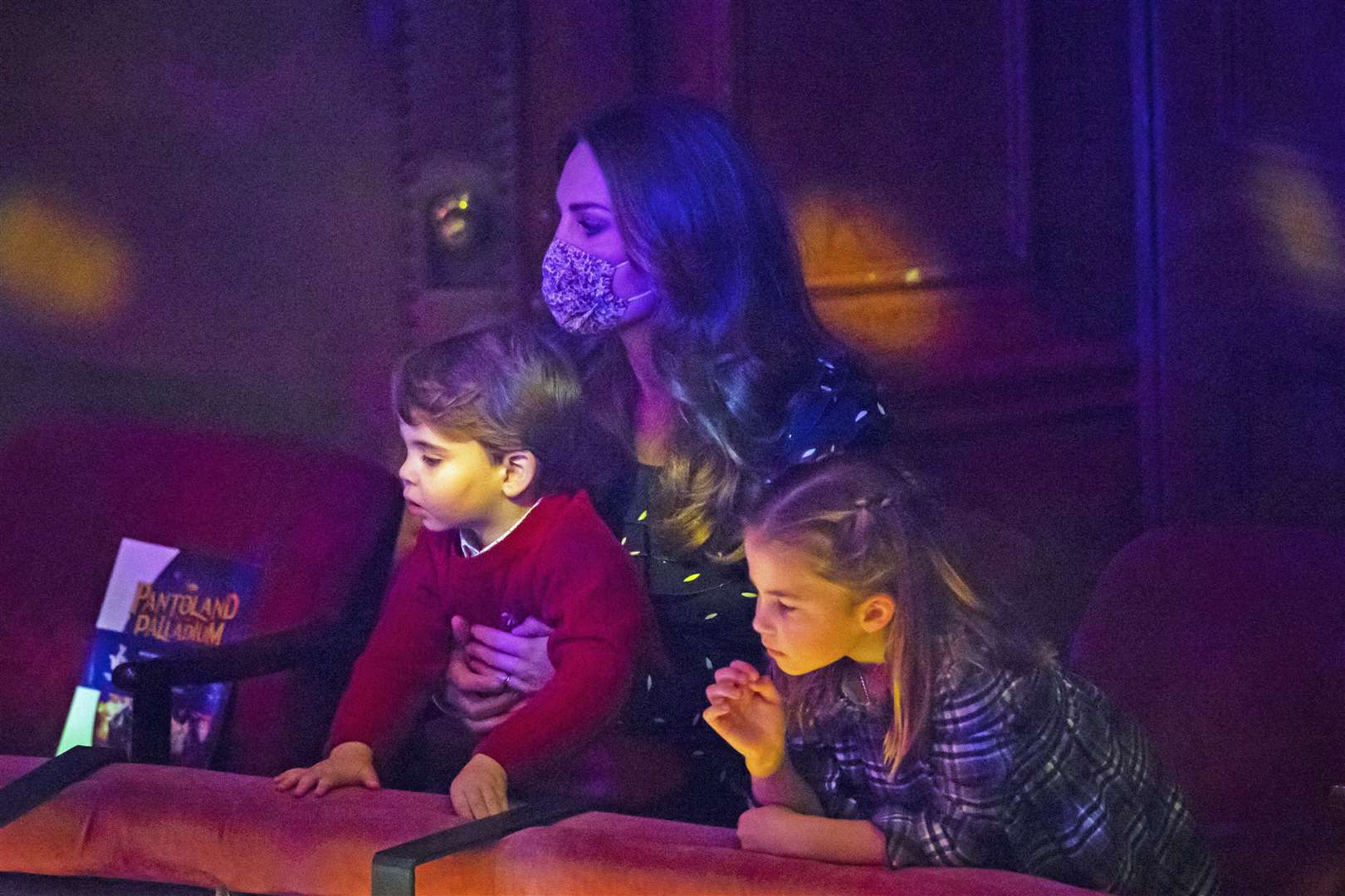 The Duchess of Cambridge with Prince Louis and Princess Charlotte (Aaron Chown/PA)