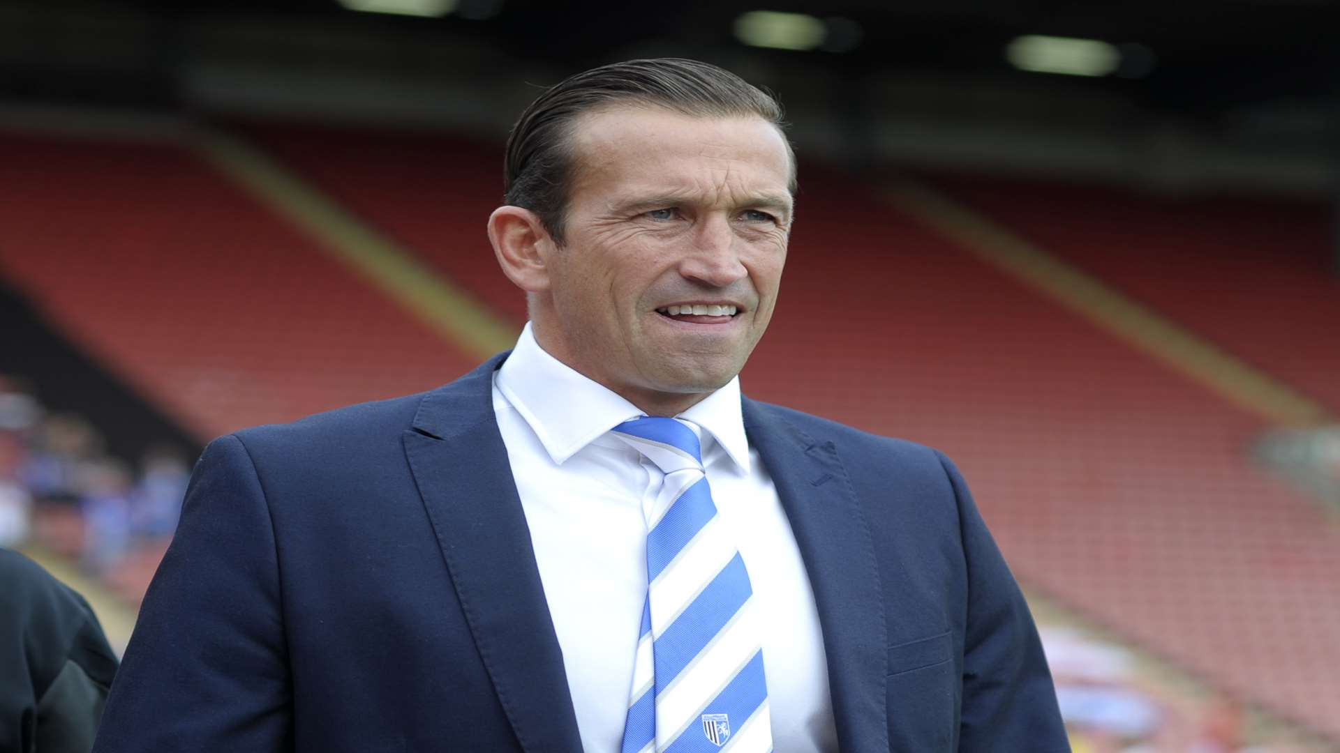 Gillingham manager Justin Edinburgh Picture: Barry Goodwin