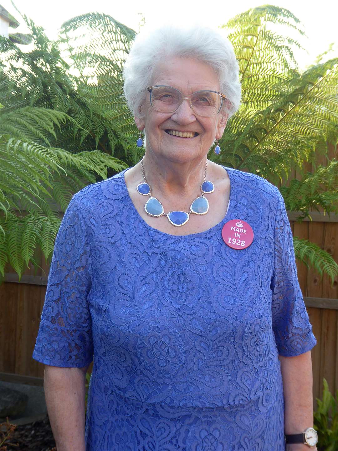 Georgina Williams at her home in Minster now. She married at Sheerness Dockyard Church, Blue Town, on Boxing Day 1950