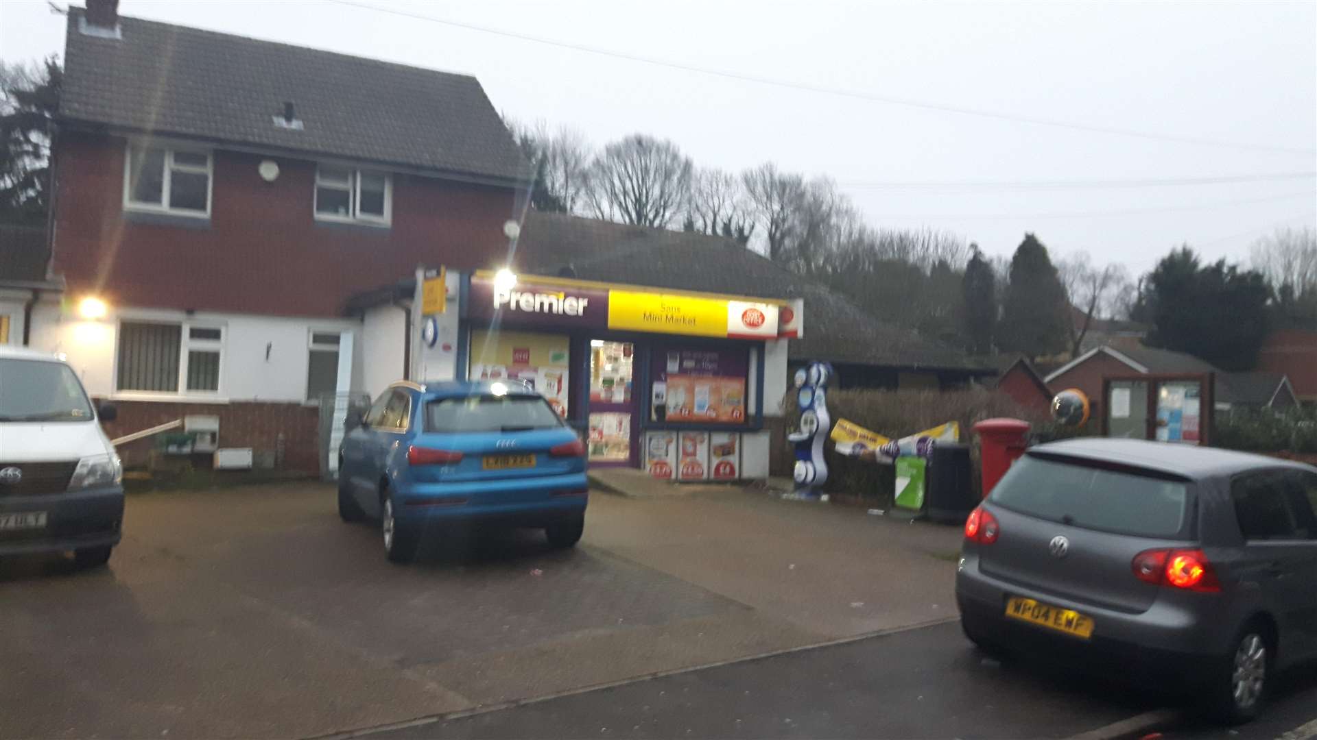 Bean post office was raided by two axemen this morning (7068334)