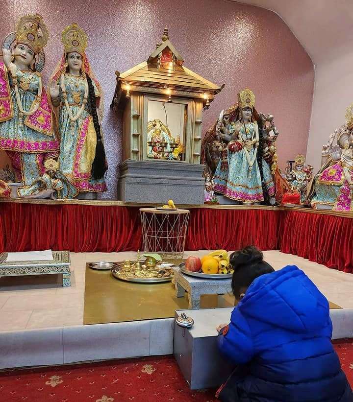 The current shrine. Picture: Medway Hindu Mandir