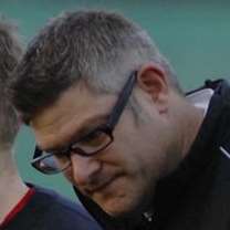 Nick Davis and Matt Wyatt in happier times as Sittingbourne joint-managers Picture: Chris Davey