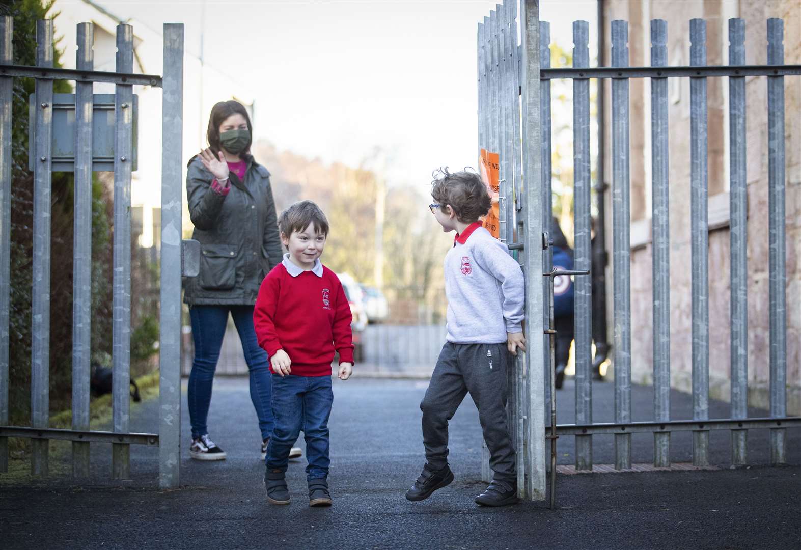 Scotland’s youngest pupils have returned to the classroom as part of a phased reopening of schools (Jane Barlow/PA)