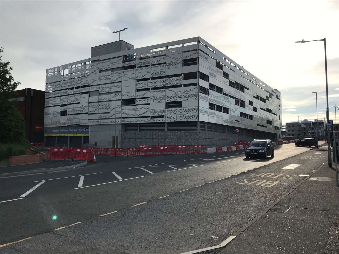 The council's multi-storey car park off St Michael's Road, Sittingbourne