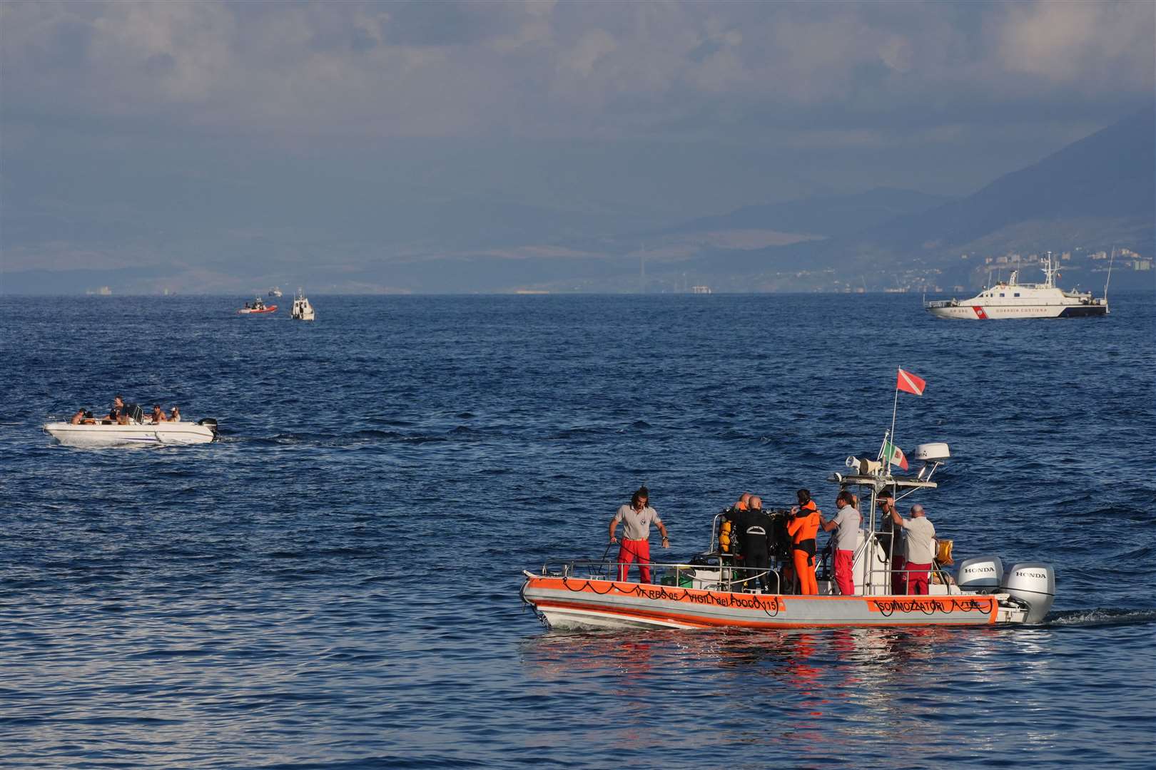 The Bayesian superyacht sank off the coast of Sicily earlier this week (Jonathan Brady/PA)