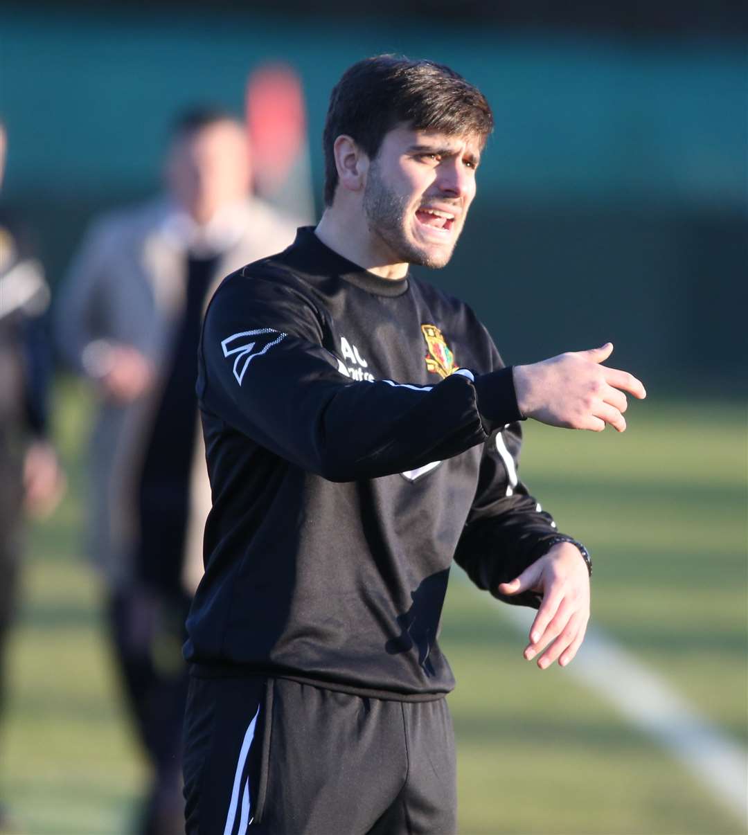 Sittingbourne manager Aslan Odev Picture: John Westhrop