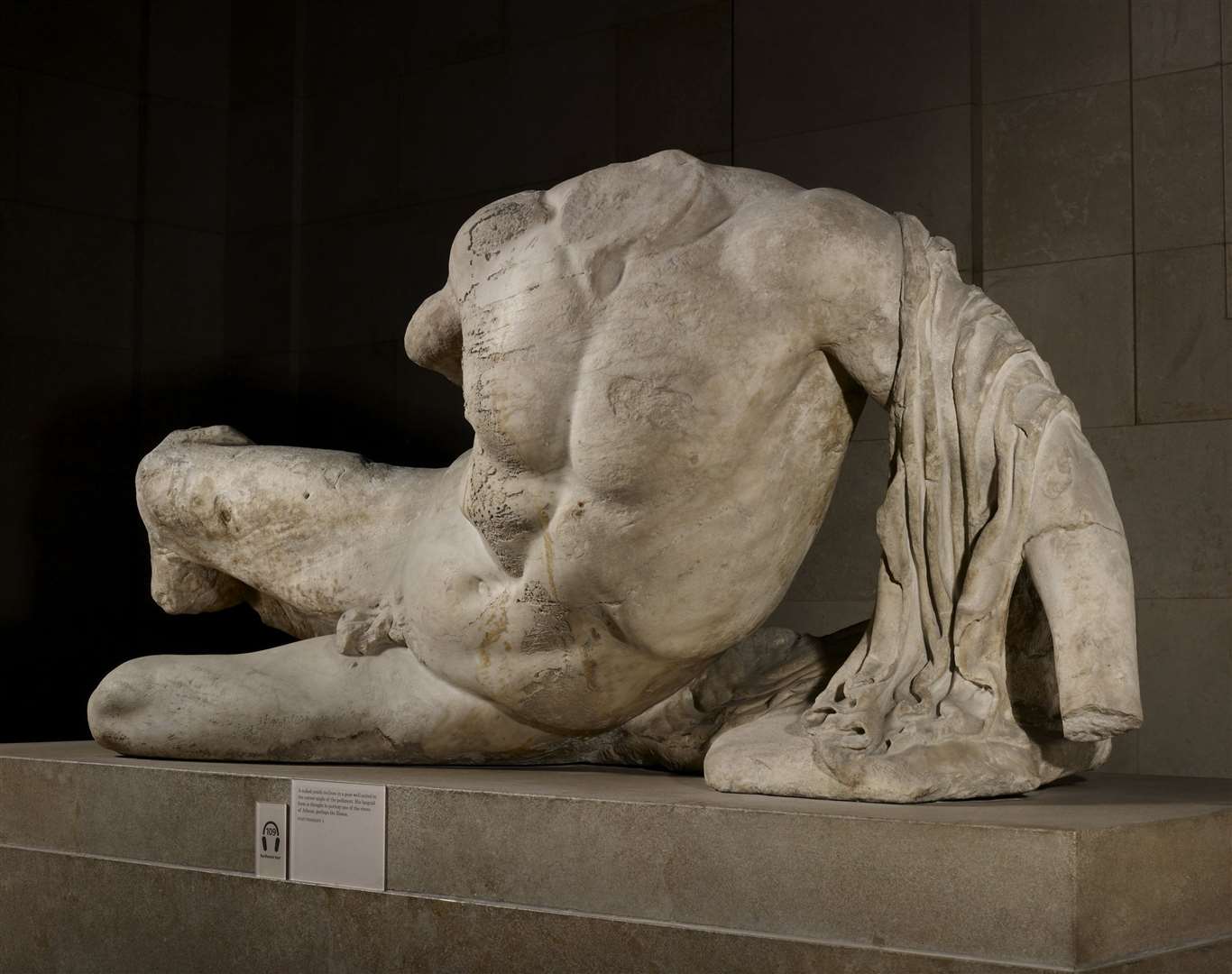 A headless statue from the Parthenon sculptures collection at the British Museum (British Museum/PA)