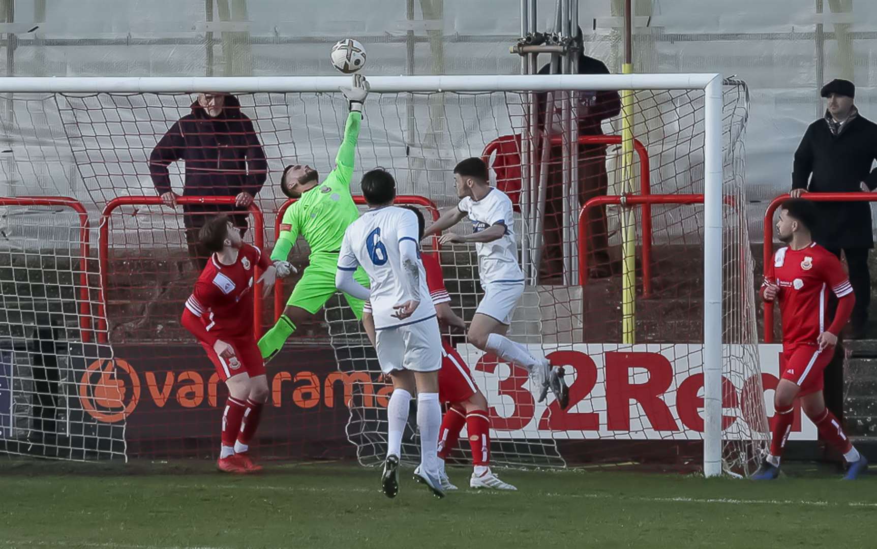 SCEFL Premier Division leaders Erith & Belvedere in action against Whitstable Town Picture: Les Biggs