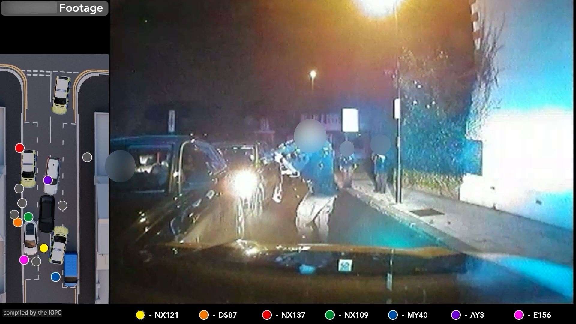 Screengrab taken from body-worn camera footage issued by the IOPC during the incident where Chris Kaba was fatally shot by Martyn Blake (IOPC)