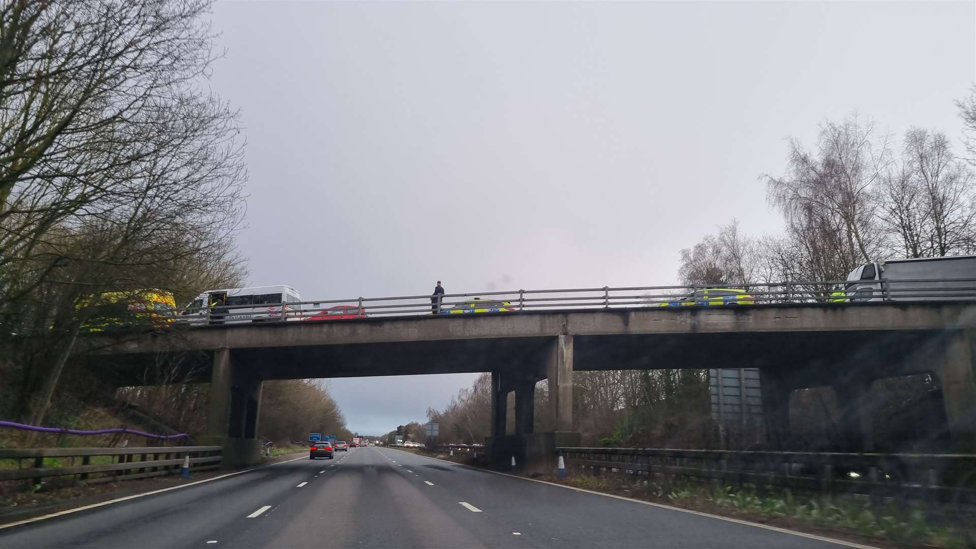 Emergency services are at the scene on the A28 Canterbury Road, Ashford