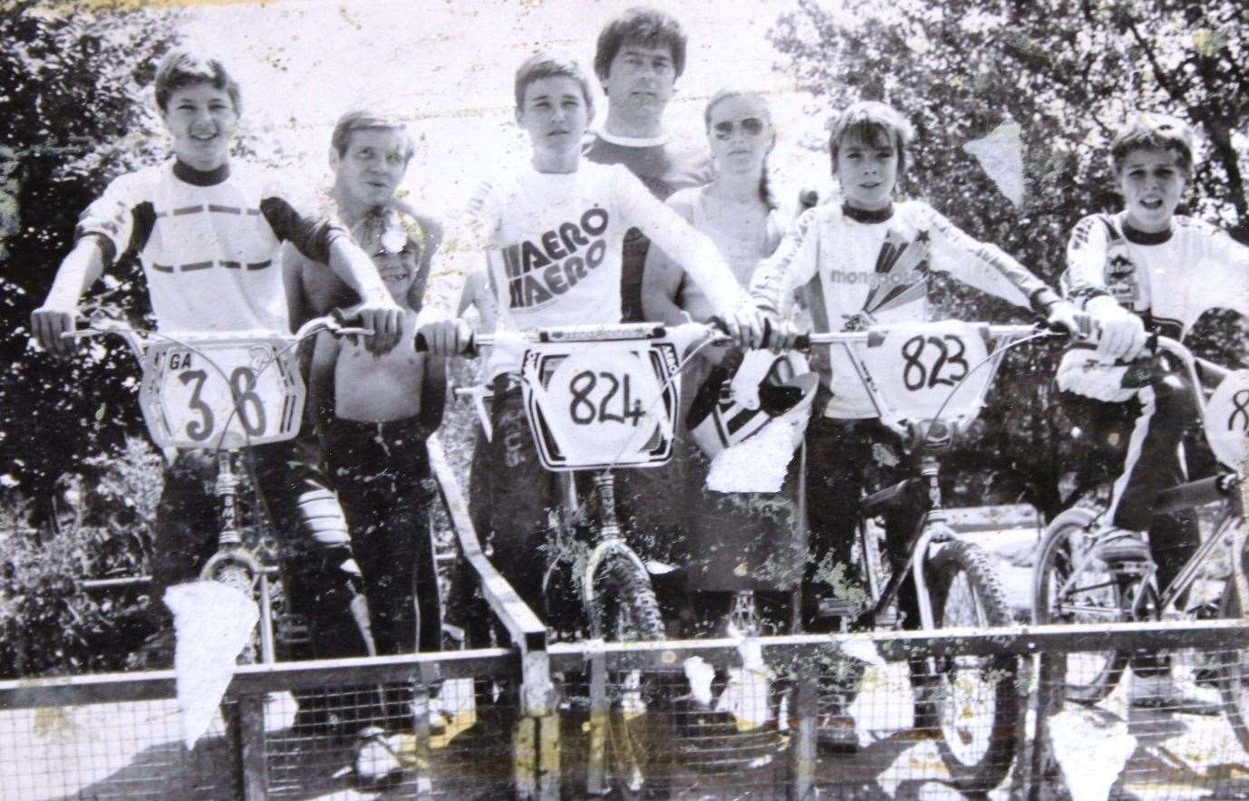 In the 1980s the shop had its own BMX team