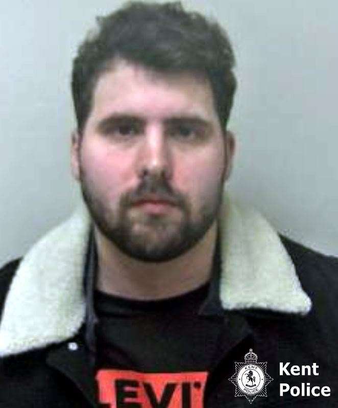 Samuel Hodges is wanted on recall to prison. He has links to Margate and Ramsgate in Thanet and Rochester in Medway. He has been on the run for three months. Picture: Kent Police