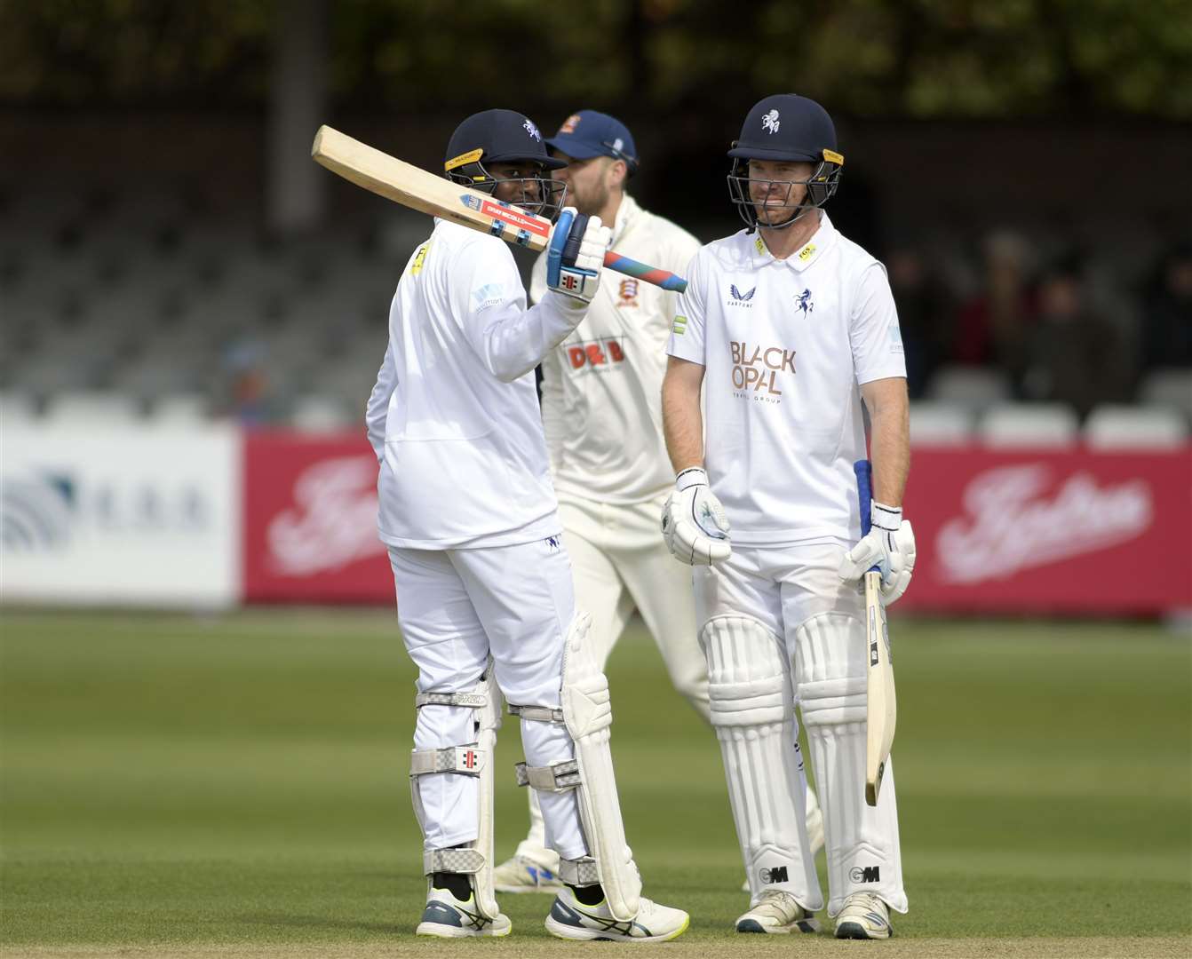 Tawanda Muyeye also scored a half-century in Kent's first innings. Picture: Barry Goodwin