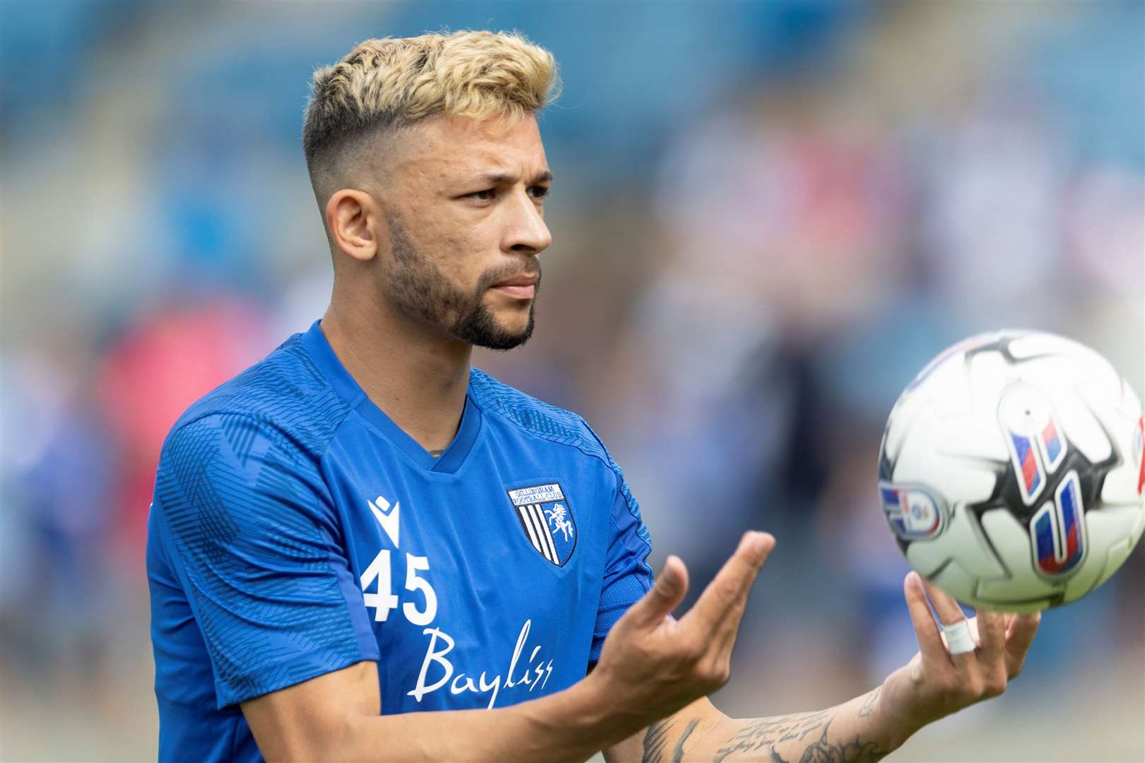 Gillingham's newly signed striker Macauley Bonne needs extra training to  get up to speed