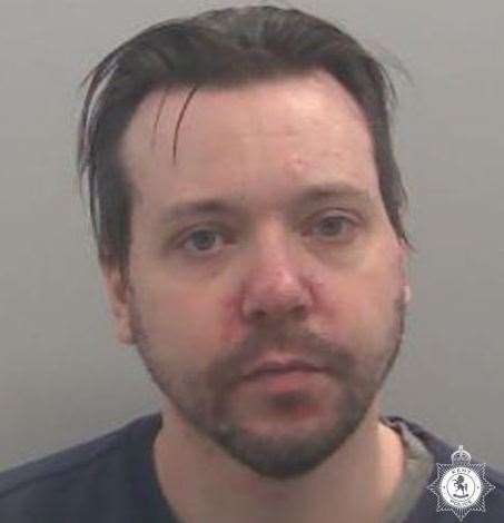 Sex pest Ben Hanger was locked up. Picture: Kent Police