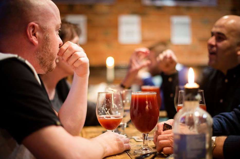 The food and drink pop-ups at the fire station are popular