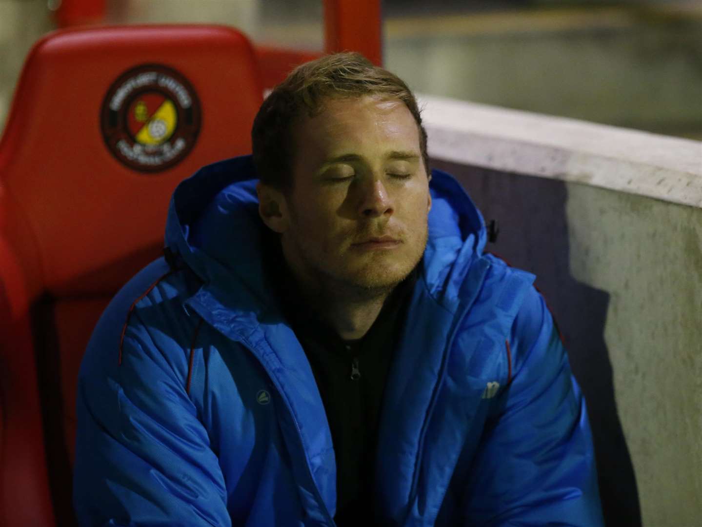 Maidstone manager Harry Wheeler didn't need to pray for an equaliser Picture: Andy Jones