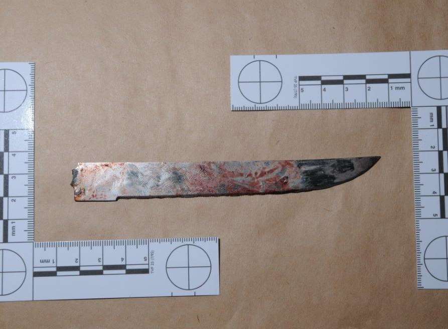 The murder weapon. Picture: Thames Valley Police