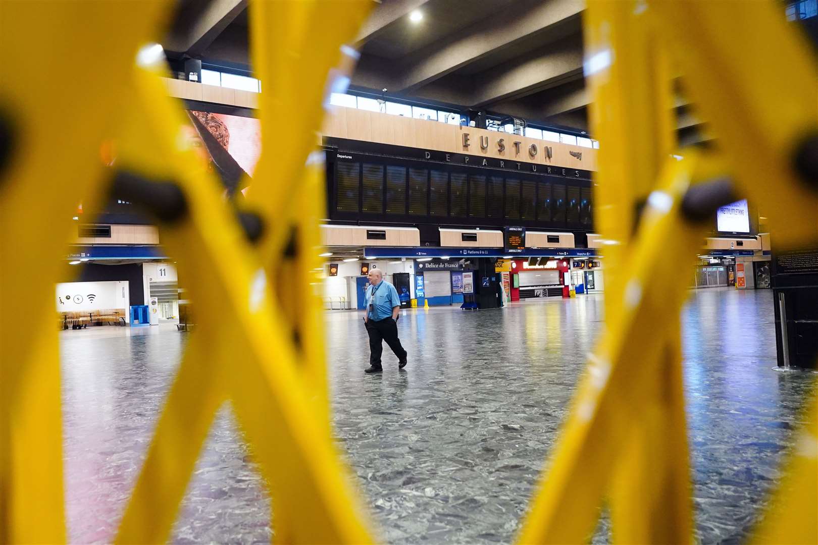 Rail services will be decimated by the strikes (Victoria Jones/PA)