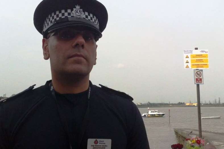 Insp Henry Sandhu, from Kent Police