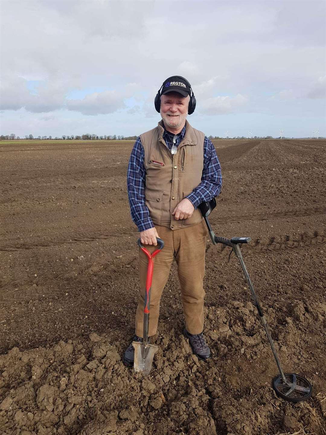 Detectorist Paul Shepheard found the artefact in a field in Lincolnshire (Paul Shepheard/PA)