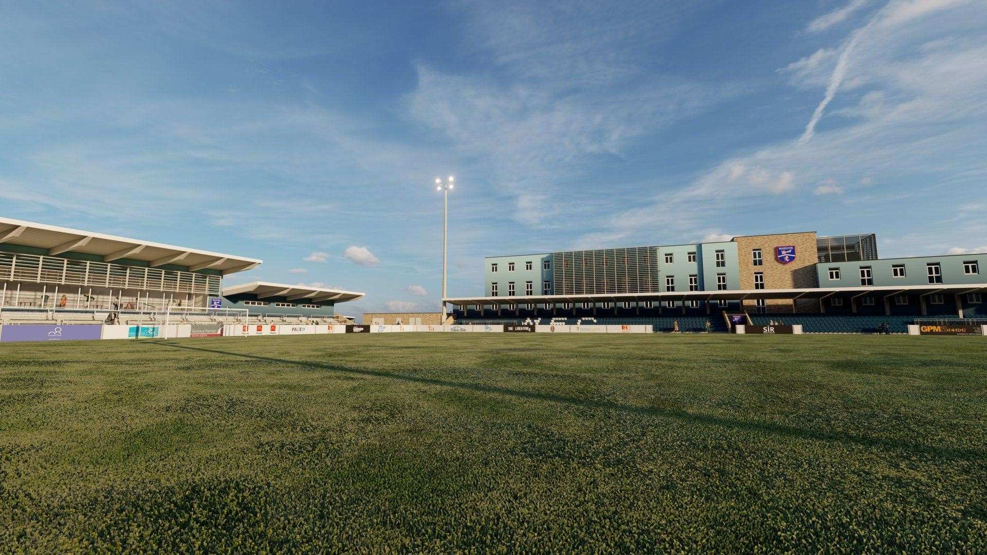 Margate FC's new plans for a stadium redevelopment Picture: GPM2 Design/Margate FC