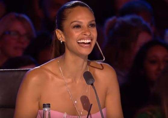 Alesha Dixon gave a raucous laugh (10198804)