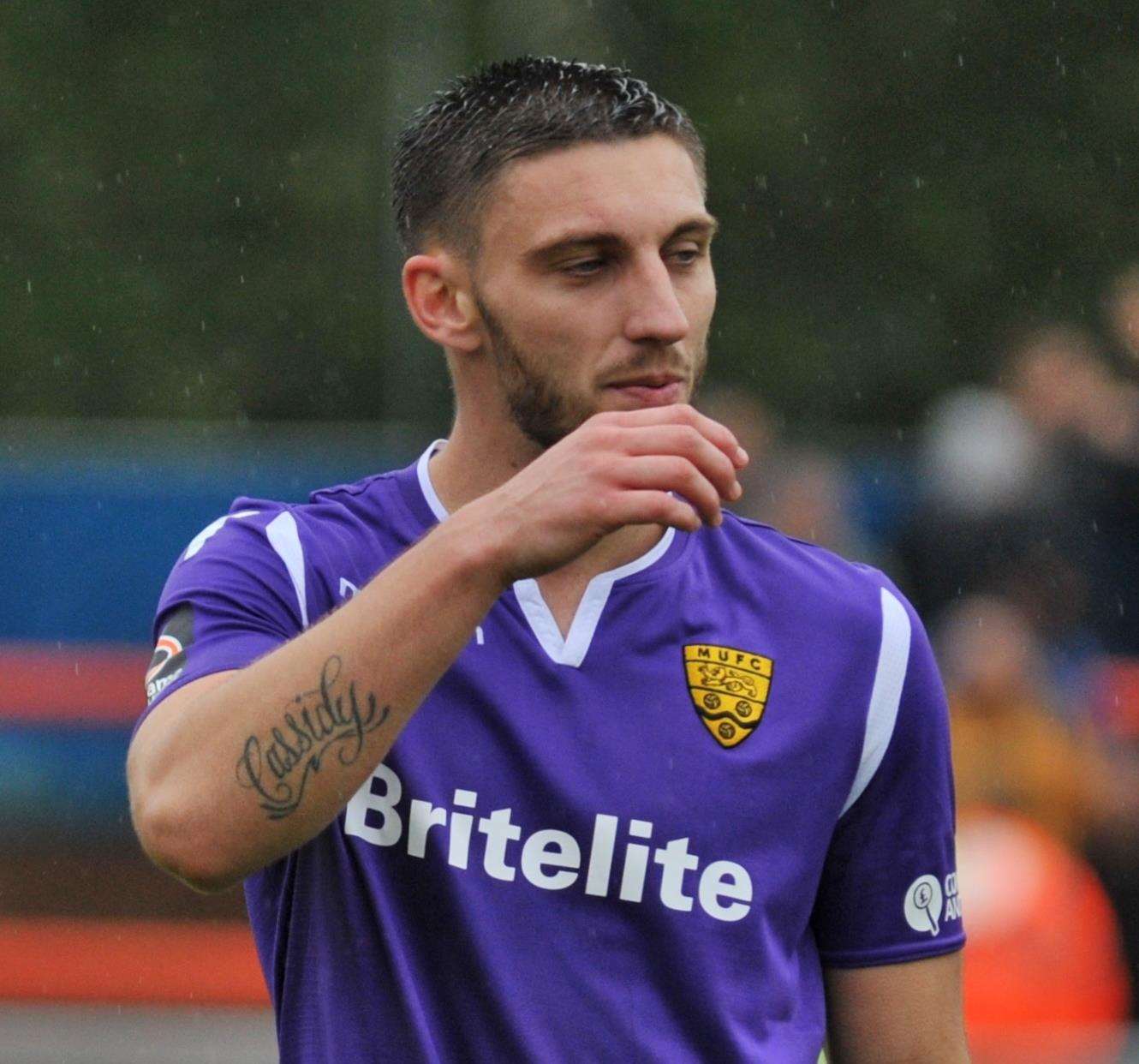 Maidstone loanee Jake Cassidy Picture: Steve Terrell