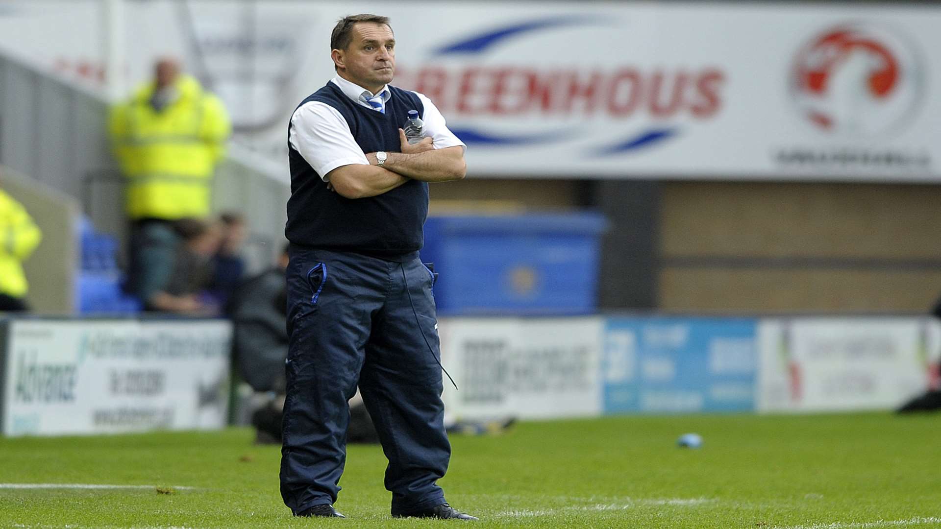 Barnet boss Martin Allen during his time as manager of Gillingham Picture: Barry Goodwin