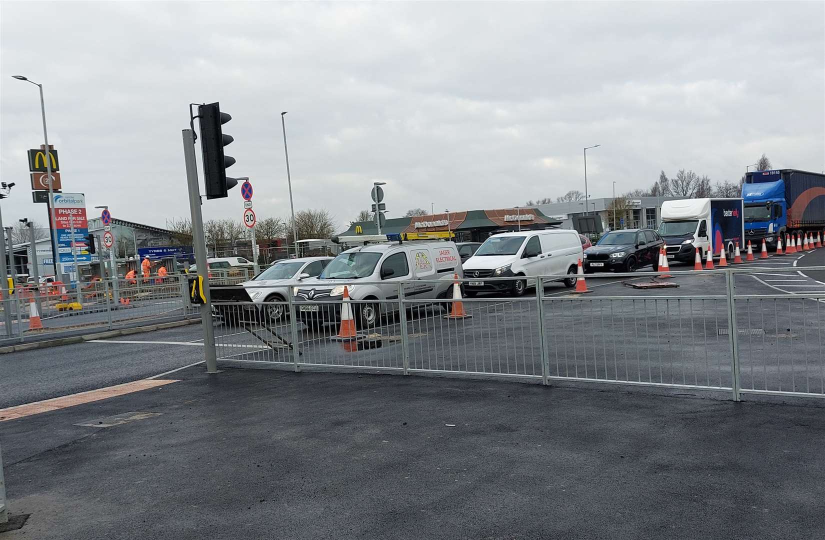 Drivers faced delays on the A2070. Stock picture