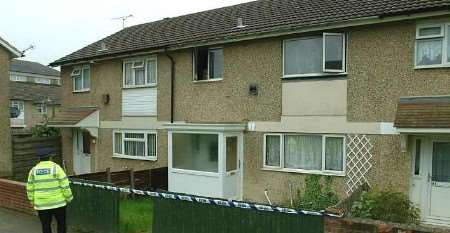 The house where the tragedy happened. Picture: GARY BROWNE