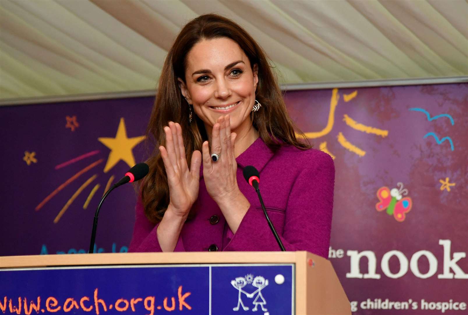 Kate is patron of Each (Toby Nelville/PA)