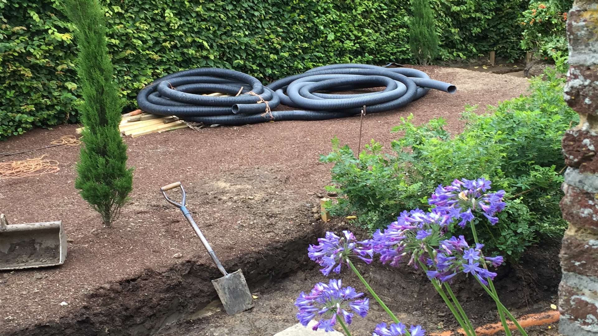 The former Phlox Garden is being recreated at Sissinghurst