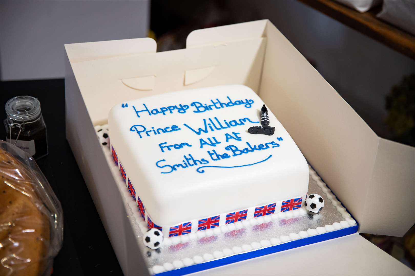 The duke also received a birthday cake (Aaron Chown/PA)