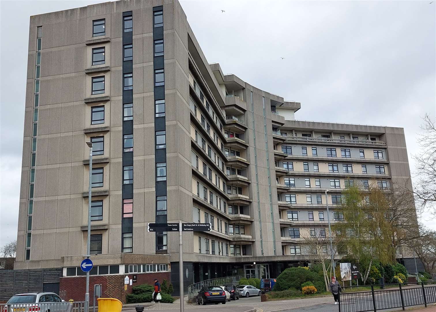 The Panorama building in Park Street, Ashford, sits opposite the proposed nightclub site