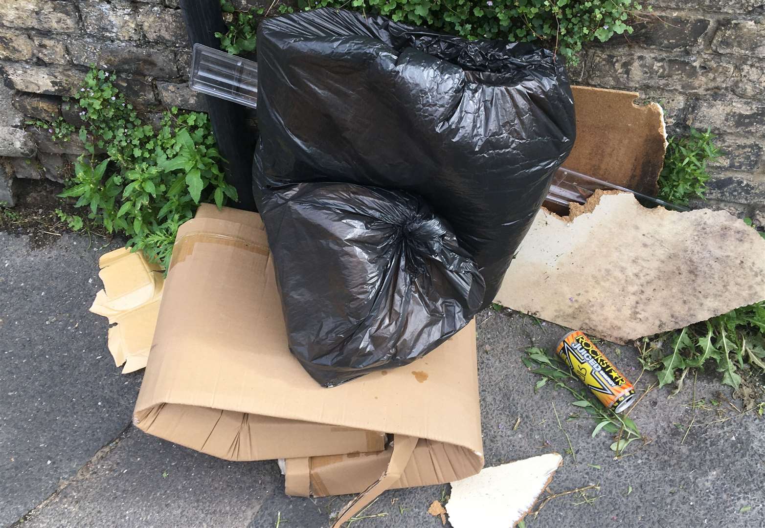 Rubbish dumped in Luton Road, Chatham