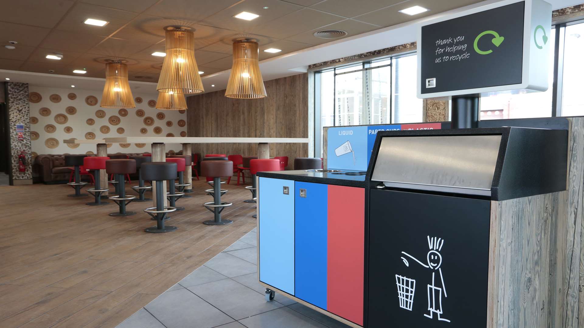 The new McDonald's restaurant in Maidstone