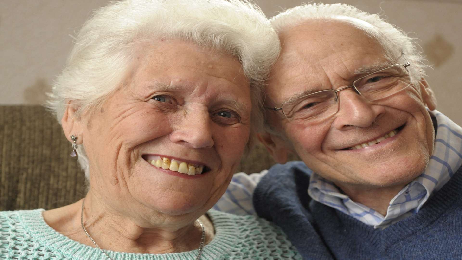 Benny Goodman, 79, and Pamela Forsyth, 84. Picture by Steve Crispe.