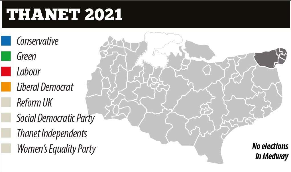 Kent local elections Results from