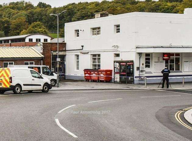 Dover Priory train station where the attack took place