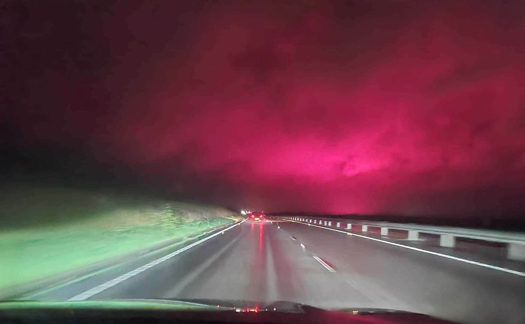 Ricardo White saw the phenomenon whilst driving down the M2. Picture: Ricardo White