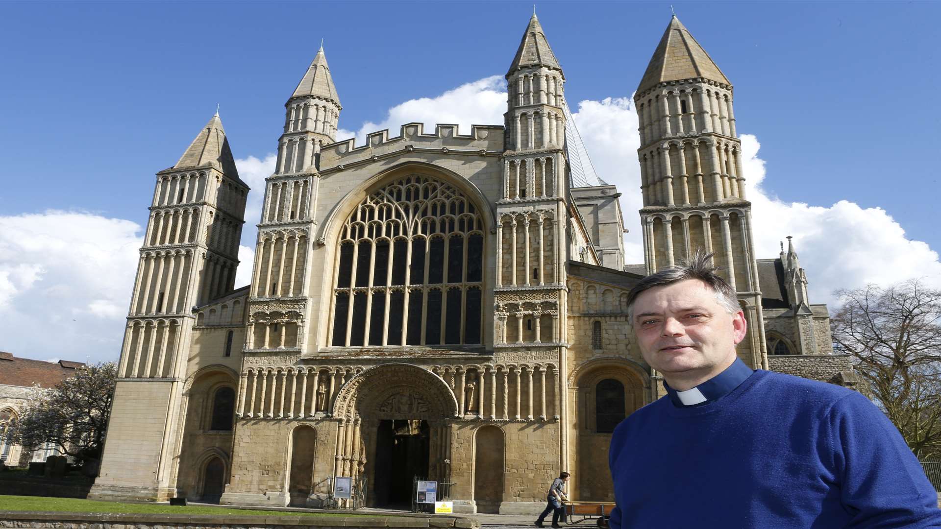 Dr Philip Hesketh is being installed as the Dean of Rochester