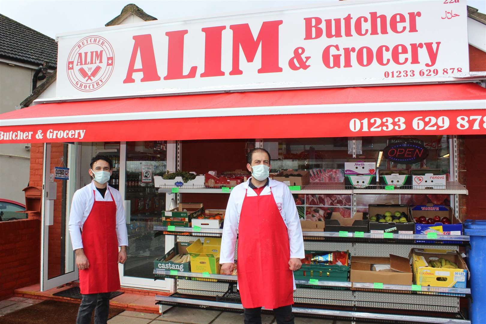 Ibrahim Awad, right, with his business partner Kalim Dogan