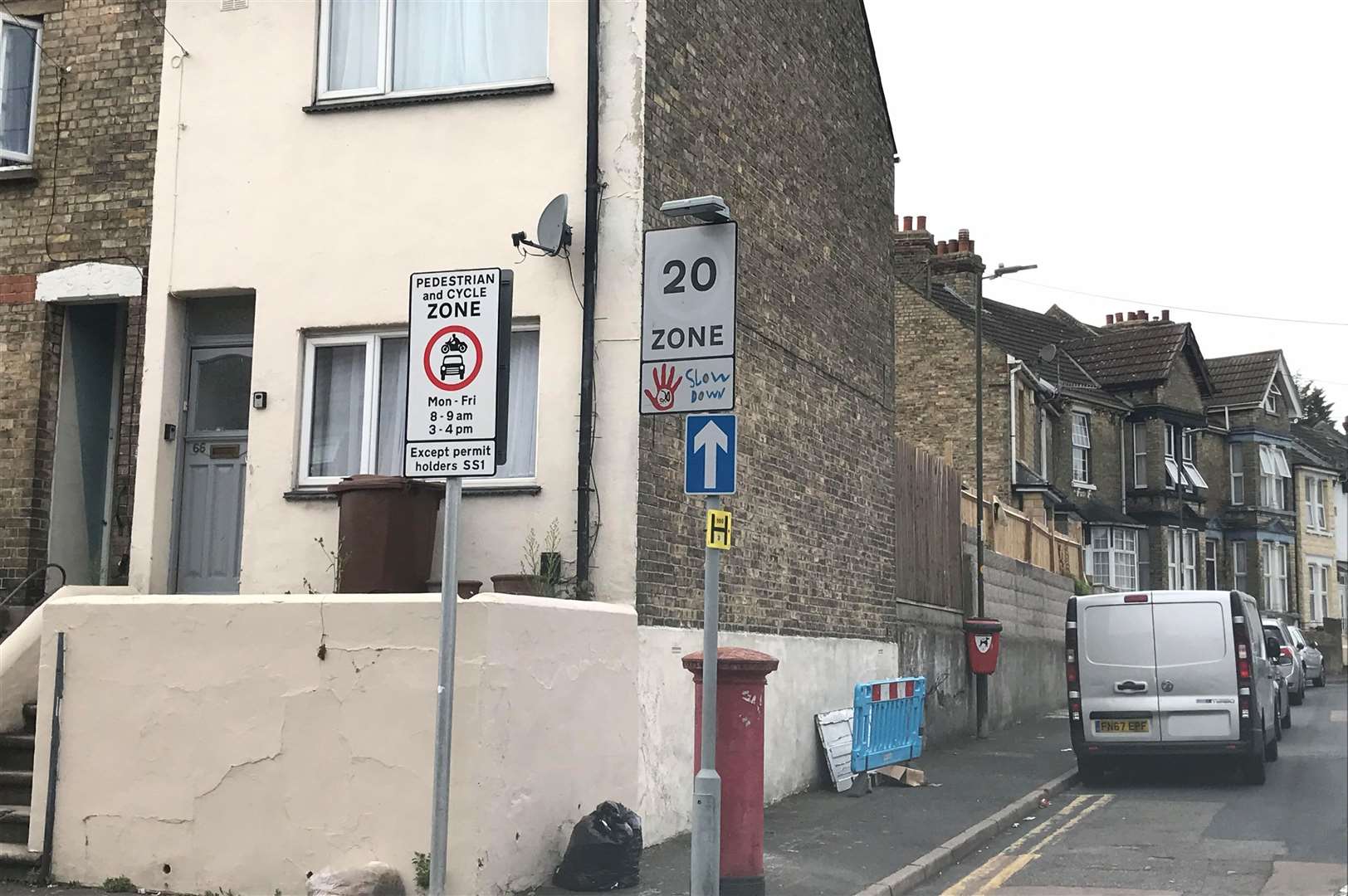 Glencoe Road is one of the School Streets which aim to improve safety for children walking to school