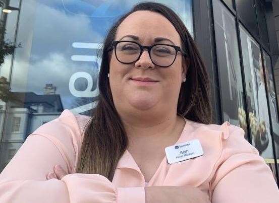 Beth Lewis, hotel manager at Sittingbourne Travelodge