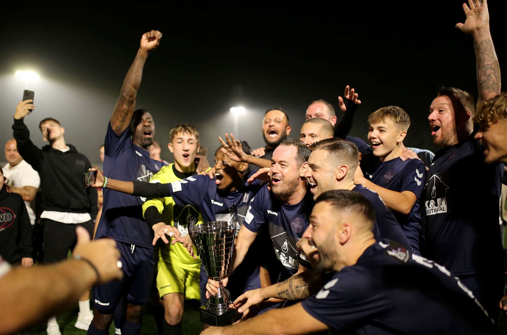 The celebrations after the match. Images: Max English/@max-ePhotos