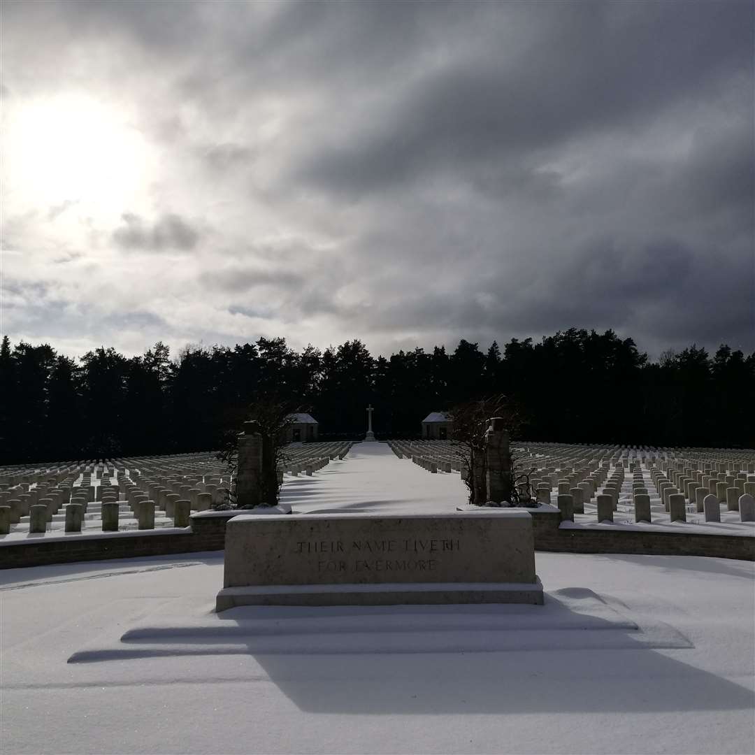 Charles Hodges is among the British soldiers buried at Becklingen war cemetery