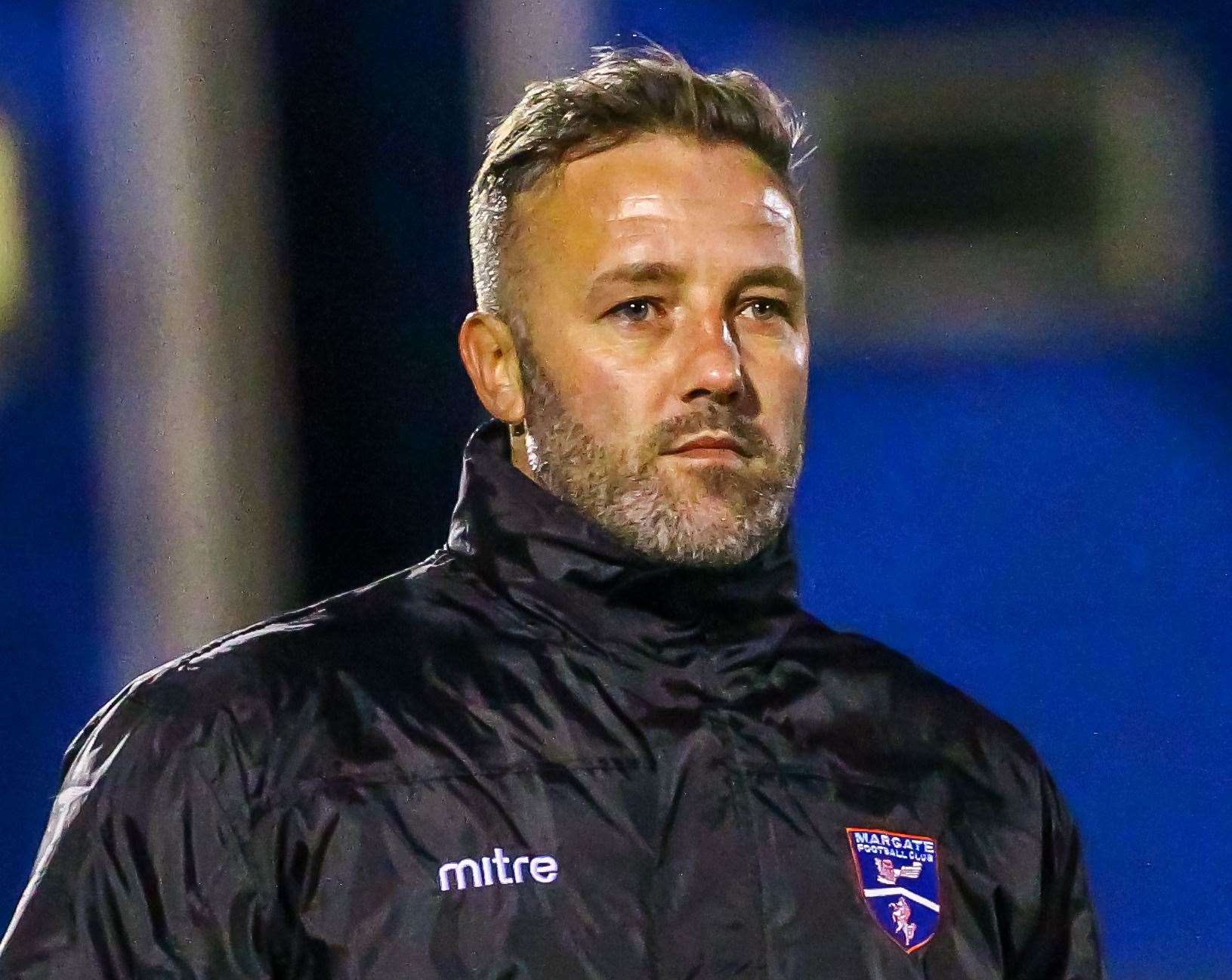 Margate boss Jay Saunders Picture: Don Walker