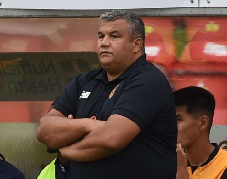 Maidstone United manager Hakan Hayrettin. Picture: Steve Terrell